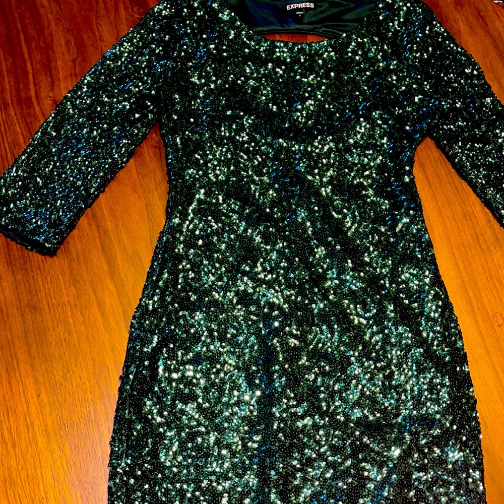 Express Holiday dress. Perfect for any winter party or event!